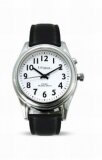 407.2 Ladies White Dial with Leather Strap Talking Watch